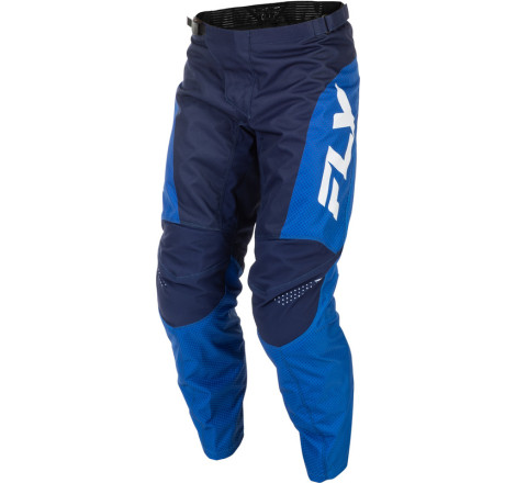 Pantalon FLY RACING F-16 Taille 32 - bleu/bleu foncé/blanc
