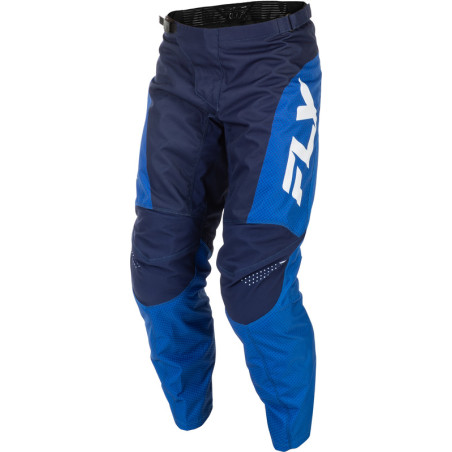 Pantalon FLY RACING F-16 Taille 32 - bleu/bleu foncé/blanc