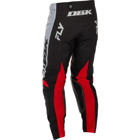 Pantalon FLY RACING Kinetic DBK Taille 34 - gris/noir/rouge