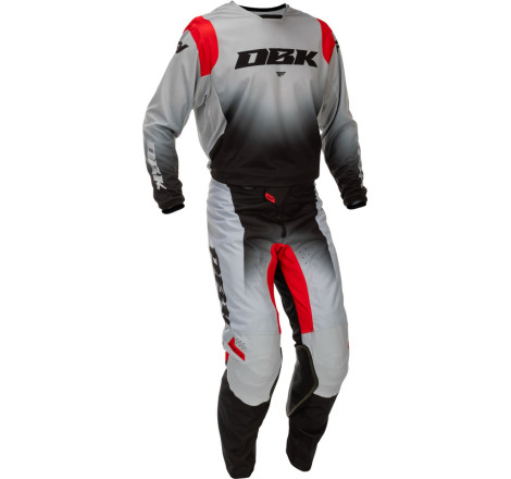 Pantalon FLY RACING Kinetic DBK Taille 32 - gris/noir/rouge