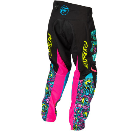 Pantalon enfant FLY RACING Kinetic Mutant Taille 24 - noir/multi