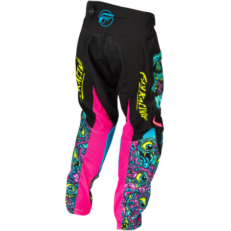 Pantalon enfant FLY RACING Kinetic Mutant Taille 24 - noir/multi