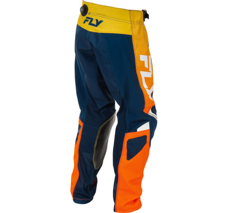 Pantalon enfant FLY RACING Kinetic Taille 24 - Navy/orange
