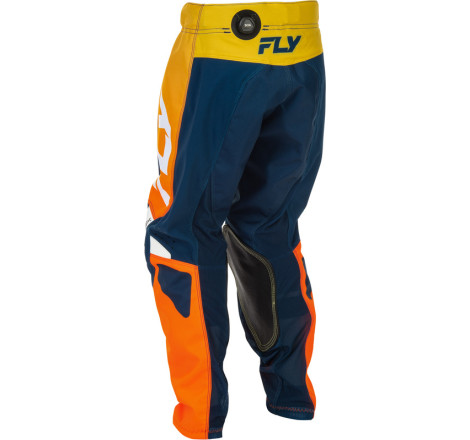 Pantalon enfant FLY RACING Kinetic Taille 22 - Navy/orange