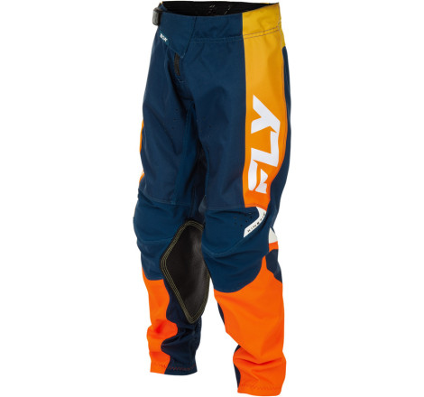 Pantalon enfant FLY RACING Kinetic Taille 22 - Navy/orange