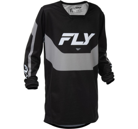 Maillot enfant FLY RACING Kinetic Taille YL - noir/gris