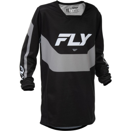 Maillot enfant FLY RACING Kinetic Taille YL - noir/gris