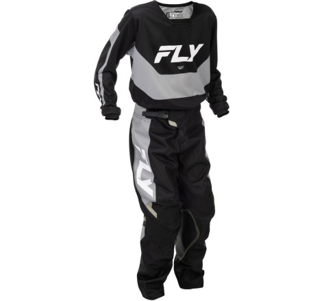 Maillot enfant FLY RACING Kinetic Taille YL - noir/gris