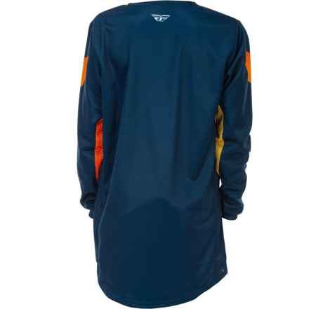 Maillot enfant FLY RACING Kinetic Taille YL - Navy/orange
