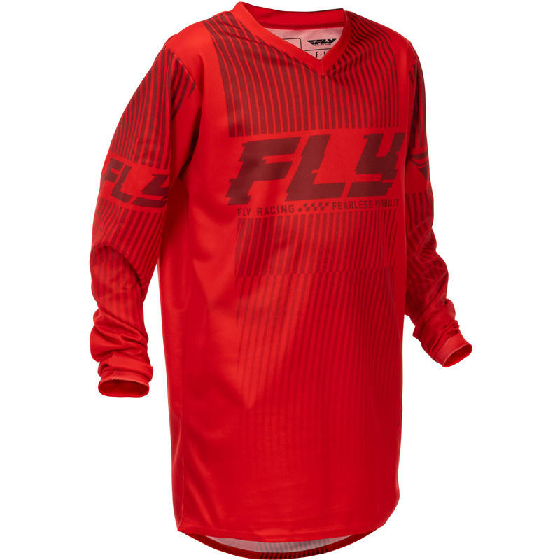 Maillot enfant FLY RACING F-16 Taille YS - rouge