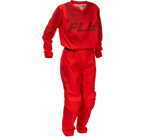 Maillot enfant FLY RACING F-16 Taille YS - rouge