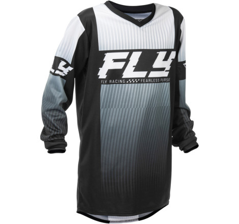 Maillot enfant FLY RACING F-16 Taille YS - noir/blanc