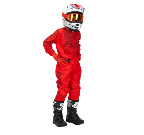 Maillot enfant FLY RACING F-16 Taille YXL - rouge