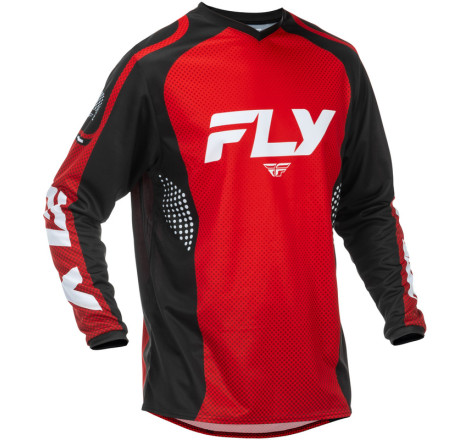 Maillot FLY RACING F-16 Taille S - rouge/noir/blanc