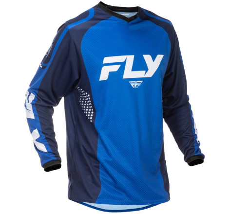 Maillot FLY RACING F-16 Taille M - bleu/bleu foncé/blanc