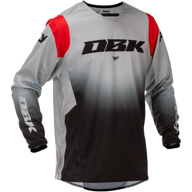 Maillot FLY RACING Kinetic DBK Special Edition Taille XXL - gris/noir/rouge