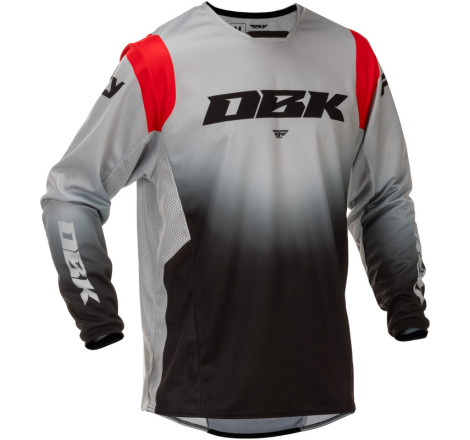 Maillot FLY RACING Kinetic DBK Special Edition Taille XXL - gris/noir/rouge