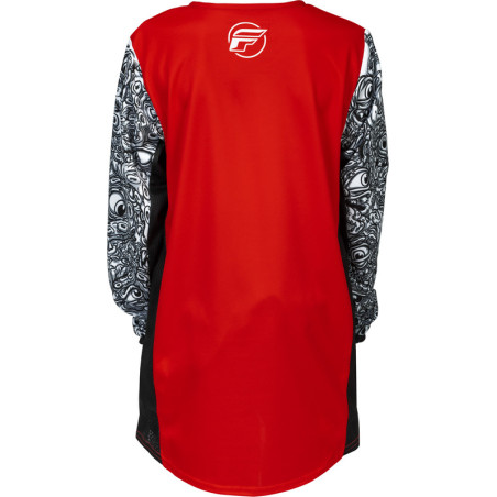 Maillot enfant FLY RACING Kinetic Mutant Taille YXL - rouge/noir/blanc