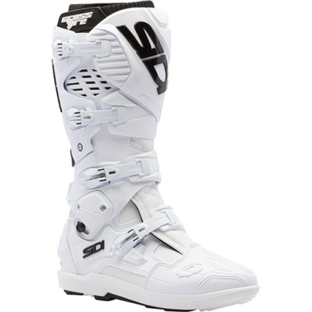 Bottes SIDI Crossfire 3 SRS Pointure 44 - blanc/noir