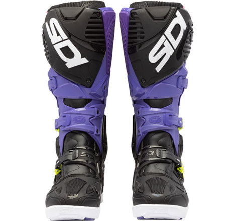 Bottes SIDI Crossfire 3 SRS Pointure 40 - violet/noir/jaune fluo