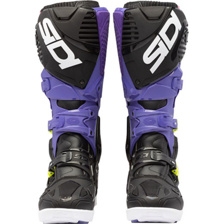 Bottes SIDI Crossfire 3 SRS Pointure 40 - violet/noir/jaune fluo