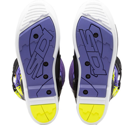 Bottes SIDI Crossfire 3 SRS Pointure 40 - violet/noir/jaune fluo