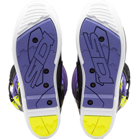 Bottes SIDI Crossfire 3 SRS Pointure 40 - violet/noir/jaune fluo