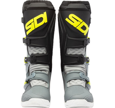 Bottes SIDI Xpower SC Pointure 47 - gris/jaune fluo