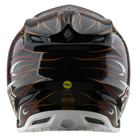 Casque TROY LEE DESIGNS SE5 Carbon Torched Taille XS - noir/rouge