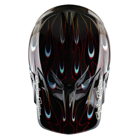 Casque TROY LEE DESIGNS SE5 Carbon Torched Taille XS - noir/rouge