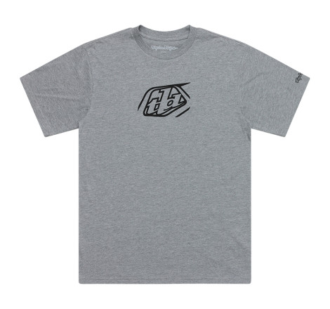 T-Shirt TROY LEE DESIGNS Badge - Gray Heater