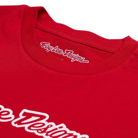T-Shirt TROY LEE DESIGNS Signature - Team Red