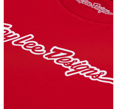 T-Shirt TROY LEE DESIGNS Signature - Team Red