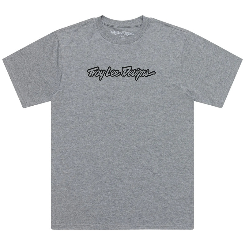 T-Shirt TROY LEE DESIGNS Signature - Gray Heather