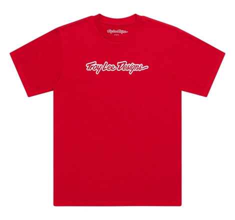 T-Shirt TROY LEE DESIGNS Signature - Team Red