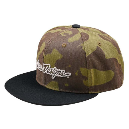 Casquette TROY LEE DESIGNS Flat Bill Snapback Signature