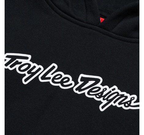 Hoodie femme TROY LEE DESIGNS Signature - noir