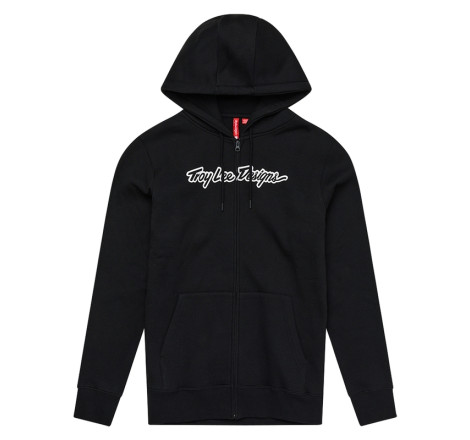 Hoodie TROY LEE DESIGNS Zip Up Signature - noir