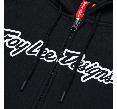 Hoodie TROY LEE DESIGNS Zip Up Signature - noir