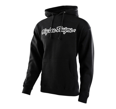 Hoodie enfant TROY LEE DESIGNS Signature - noir