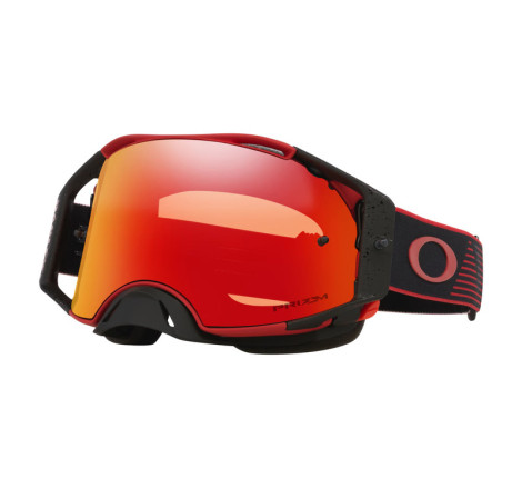 Masque OAKLEY Airbrake MX Red Motion – Écran Prizm™ MX Torch Iridium