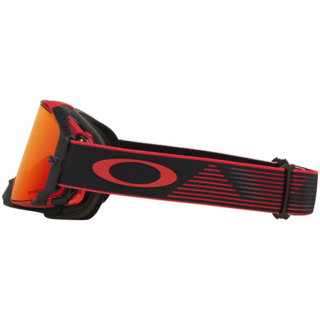 Masque OAKLEY Airbrake MX Red Motion – Écran Prizm™ MX Torch Iridium