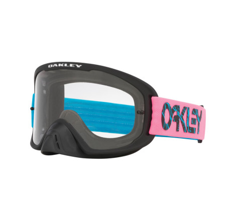 Masque OAKLEY O-Frame 2.0 Pro MX Heritage 2 Stroke Blue Pink – écran clair