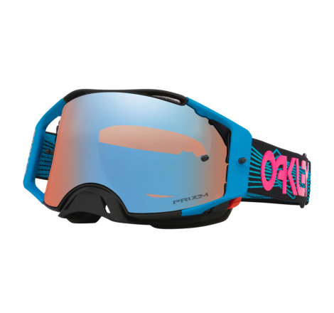 Masque OAKLEY Airbrake MX Blue Wired – Écran Prizm™ MX Sapphire Iridium