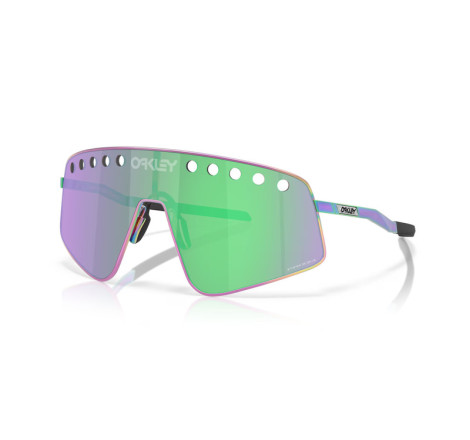 Lunettes de soleil OAKLEY Sutro TI Sweep - Polished Oil Slick écran Prizm Road Jade 