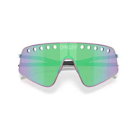 Lunettes de soleil OAKLEY Sutro TI Sweep - Polished Oil Slick écran Prizm Road Jade 