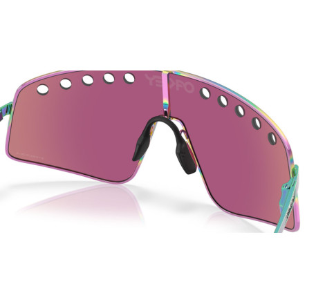 Lunettes de soleil OAKLEY Sutro TI Sweep - Polished Oil Slick écran Prizm Road Jade 