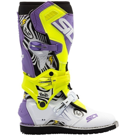 Bottes SIDI Crossair HD Pointure 48 - blanc/violet