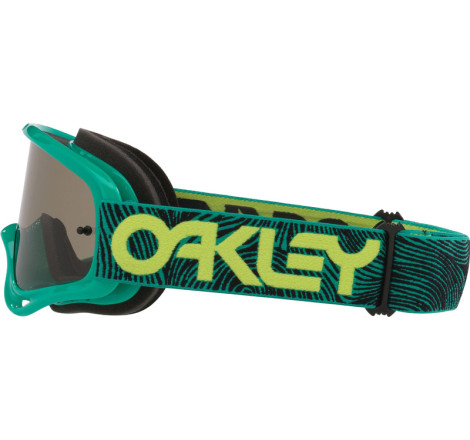 Masque OAKLEY O Frame MX - Celeste Fingerprint - écran Light Grey