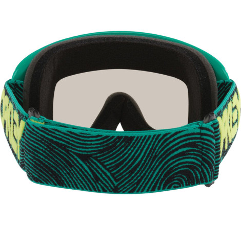Masque OAKLEY O Frame MX - Celeste Fingerprint - écran Light Grey